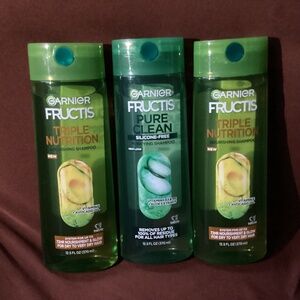 Garnier Fructis Shampoo Bundle 12.5 fl oz New